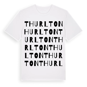 Thurlton ordlek t-shirt – ekologisk bomull t-shirt från Pinshirt