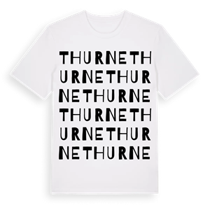 Thurne ordlek t-shirt – ekologisk bomull t-shirt från Pinshirt