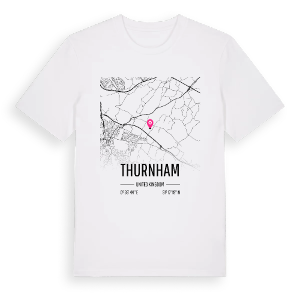 Thurnham karta t-shirt – ekologisk bomull t-shirt från Pinshirt