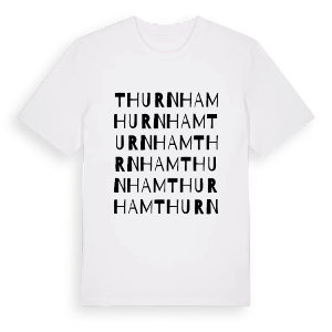 Thurnham ordlek t-shirt – ekologisk bomull t-shirt från Pinshirt