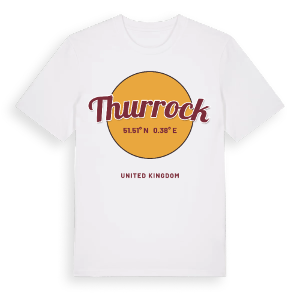 Thurrock cirkel t-shirt – ekologisk bomull t-shirt från Pinshirt