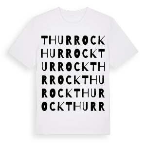 Thurrock ordlek t-shirt – ekologisk bomull t-shirt från Pinshirt