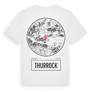 Thurrock t-shirt – ekologisk bomull t-shirt från Pinshirt