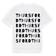 Thursford ordlek t-shirt