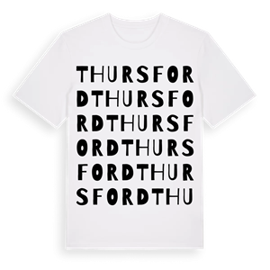 Thursford ordlek t-shirt – ekologisk bomull t-shirt från Pinshirt