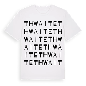 Thwaite ordlek t-shirt – ekologisk bomull t-shirt från Pinshirt