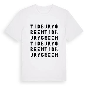 Tidbury Green ordlek t-shirt – ekologisk bomull t-shirt från Pinshirt