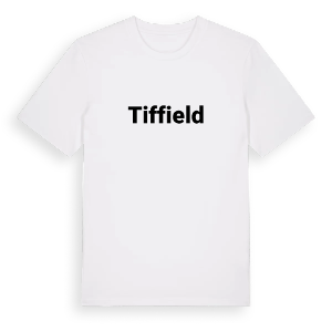 Tiffield fetstil t-shirt – ekologisk bomull t-shirt från Pinshirt