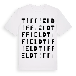 Tiffield ordlek t-shirt – ekologisk bomull t-shirt från Pinshirt
