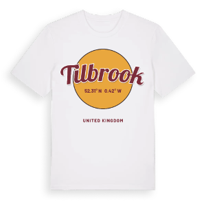 Tilbrook cirkel t-shirt – ekologisk bomull t-shirt från Pinshirt