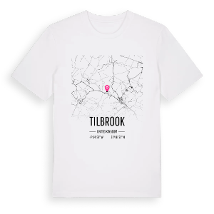 Tilbrook karta t-shirt – ekologisk bomull t-shirt från Pinshirt