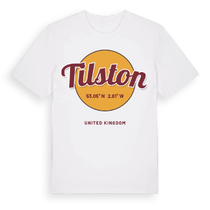Tilston cirkel t-shirt – ekologisk bomull t-shirt från Pinshirt