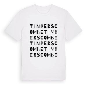 Timberscombe ordlek t-shirt – ekologisk bomull t-shirt från Pinshirt