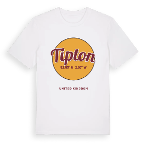 Tipton cirkel t-shirt – ekologisk bomull t-shirt från Pinshirt