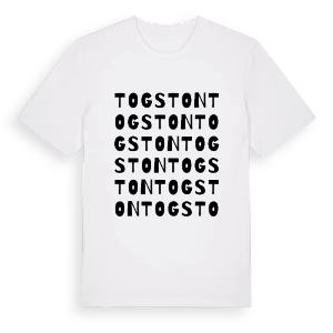 Togston ordlek t-shirt – ekologisk bomull t-shirt från Pinshirt