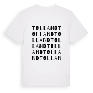 Tolland ordlek t-shirt – ekologisk bomull t-shirt från Pinshirt