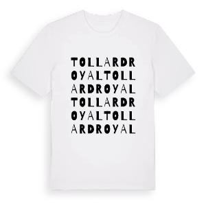 Tollard Royal ordlek t-shirt – ekologisk bomull t-shirt från Pinshirt