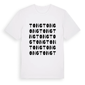Tong ordlek t-shirt – ekologisk bomull t-shirt från Pinshirt