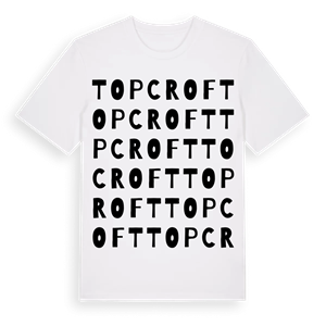 Topcroft ordlek t-shirt – ekologisk bomull t-shirt från Pinshirt