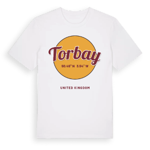 Torbay cirkel t-shirt – ekologisk bomull t-shirt från Pinshirt