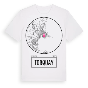Torquay t-shirt – ekologisk bomull t-shirt från Pinshirt