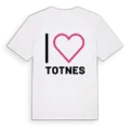 Jag älskar Totnes t-shirt stort tryck