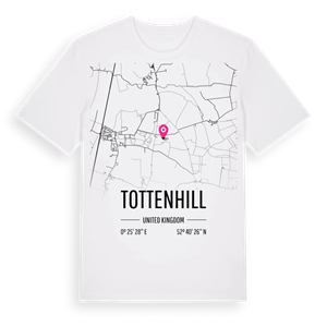 Tottenhill karta t-shirt – ekologisk bomull t-shirt från Pinshirt