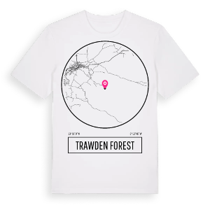 Trawden Forest t-shirt – ekologisk bomull t-shirt från Pinshirt