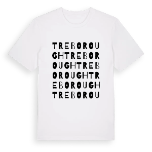 Treborough ordlek t-shirt – ekologisk bomull t-shirt från Pinshirt