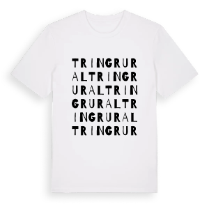 Tring Rural ordlek t-shirt – ekologisk bomull t-shirt från Pinshirt