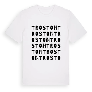 Troston ordlek t-shirt – ekologisk bomull t-shirt från Pinshirt