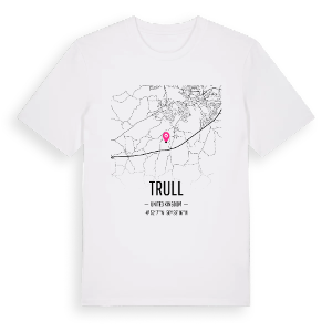 Trull karta t-shirt – ekologisk bomull t-shirt från Pinshirt