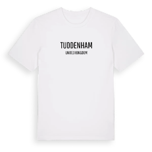 Tuddenham i Sverige t-shirt – ekologisk bomull t-shirt från Pinshirt