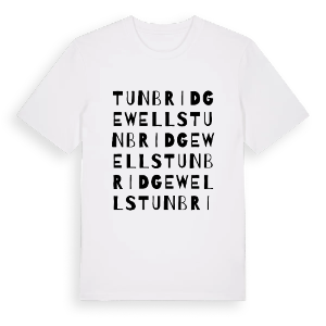Tunbridge Wells ordlek t-shirt – ekologisk bomull t-shirt från Pinshirt