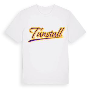 Tunstall baseball t-shirt – ekologisk bomull t-shirt från Pinshirt