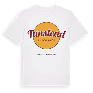 Tunstead cirkel t-shirt – ekologisk bomull t-shirt från Pinshirt