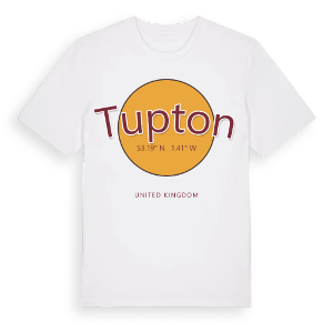 Tupton cirkel t-shirt – ekologisk bomull t-shirt från Pinshirt
