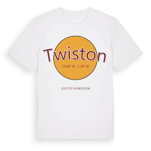 Twiston cirkel t-shirt – ekologisk bomull t-shirt från Pinshirt