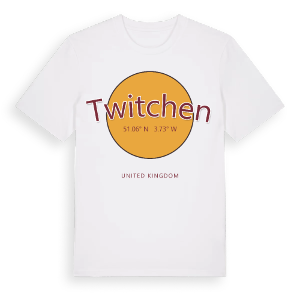 Twitchen cirkel t-shirt – ekologisk bomull t-shirt från Pinshirt