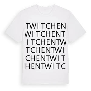 Twitchen ordlek t-shirt – ekologisk bomull t-shirt från Pinshirt