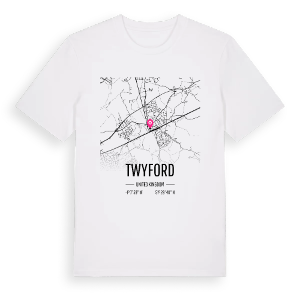 Twyford karta t-shirt – ekologisk bomull t-shirt från Pinshirt