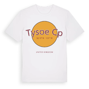 Tysoe CP cirkel t-shirt – ekologisk bomull t-shirt från Pinshirt