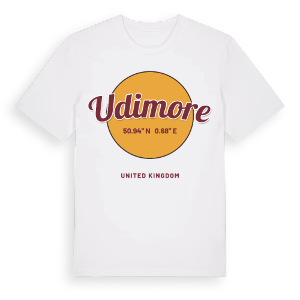 Udimore cirkel t-shirt – ekologisk bomull t-shirt från Pinshirt