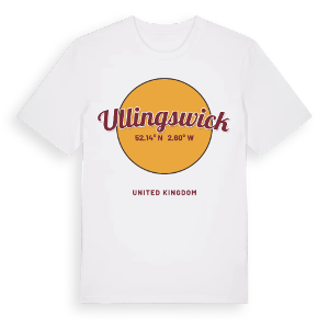 Ullingswick cirkel t-shirt – ekologisk bomull t-shirt från Pinshirt