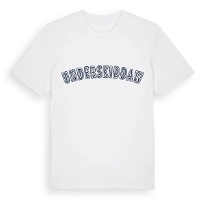 Underskiddaw college t-shirt – ekologisk bomull t-shirt från Pinshirt