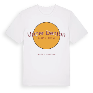 Upper Denton cirkel t-shirt – ekologisk bomull t-shirt från Pinshirt