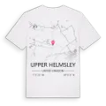 Upper Helmsley karta t-shirt