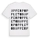 Upper Poppleton ordlek t-shirt