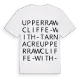 Upper Rawcliffe-with-Tarnacre ordlek t-shirt