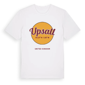 Upsall cirkel t-shirt – ekologisk bomull t-shirt från Pinshirt